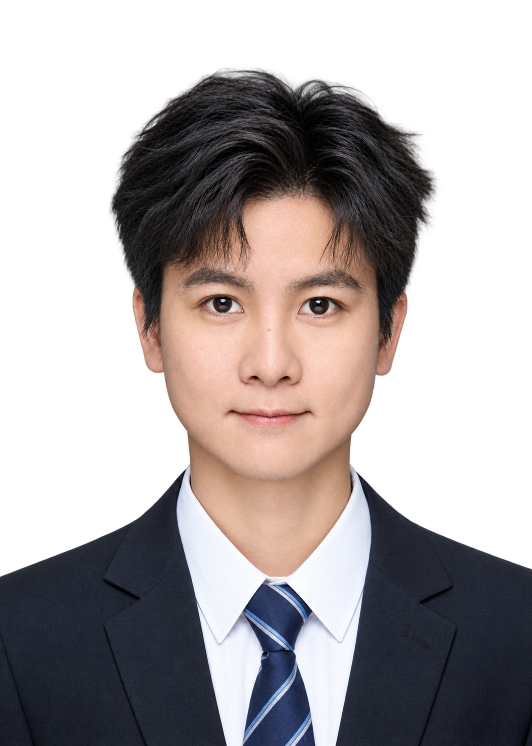 林万劲正装肖像，完整呈现头部、双肩与胸前领带