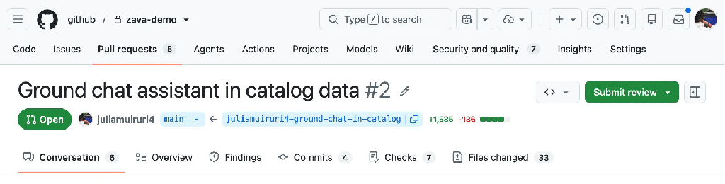 GitHub Pull Request 改动行数快速增长截图