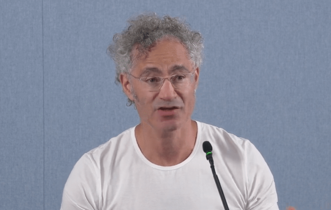 Palantir CEO Alex Karp 发言画面
